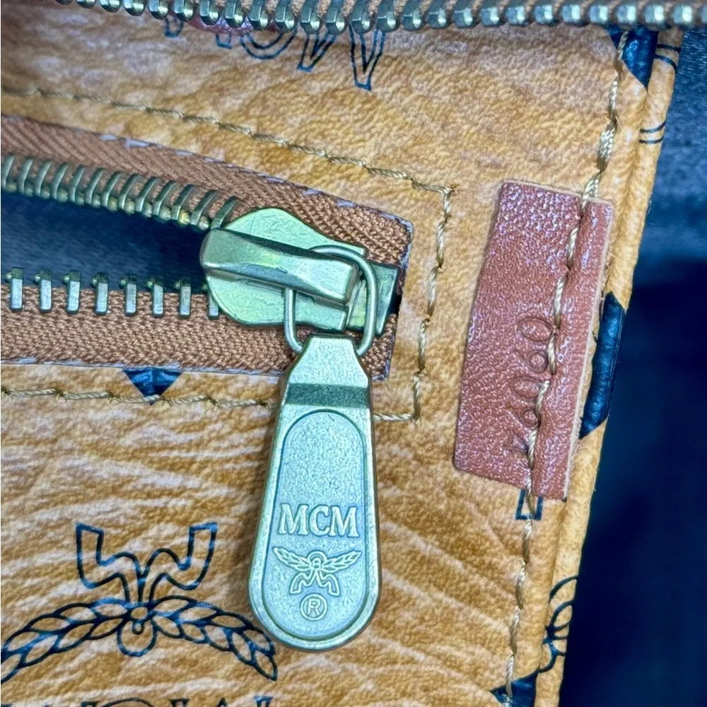 Vintage MCM Viestos Heritage Shopper‎ Tote EUC